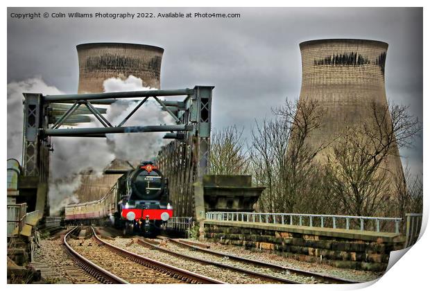 46100 Royal Scot At Ferrybridge Power Station 4 Print by Colin Williams Photography