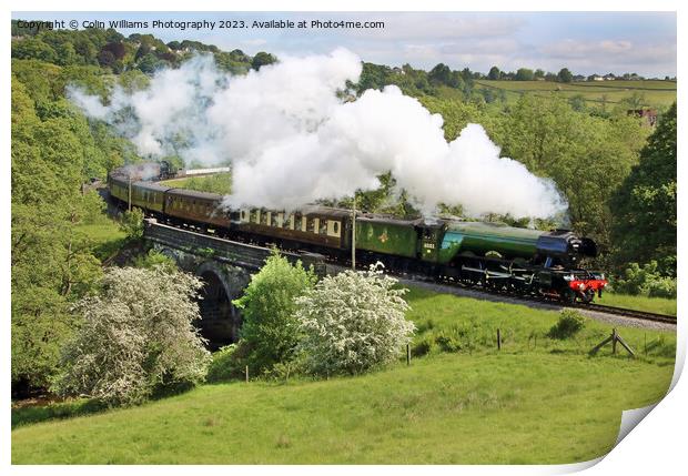  Flying Scotsman 60103 Centenary KWVR - 1 Print by Colin Williams Photography