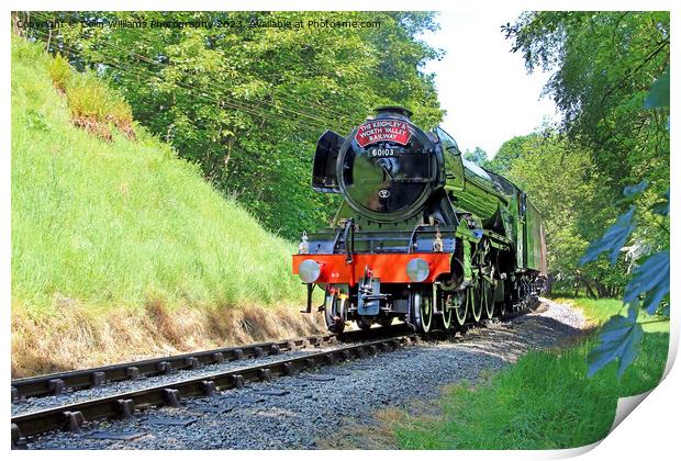 Flying Scotsman 60103 Centenary KWVR - 9 Print by Colin Williams Photography