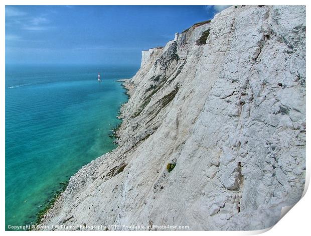 Beachy Head Sussex Print by Colin Williams Photography
