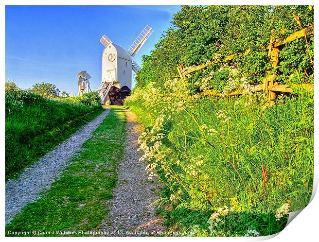 Jill Windmill Clayton - West Sussex Print by Colin Williams Photography