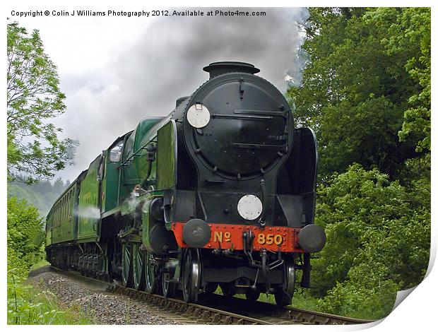 Lord Nelson Leaving Alton Print by Colin Williams Photography