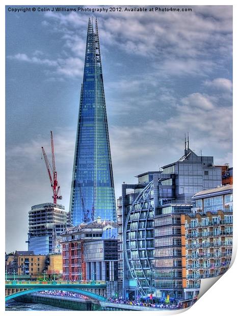 The New London Skyline Print by Colin Williams Photography