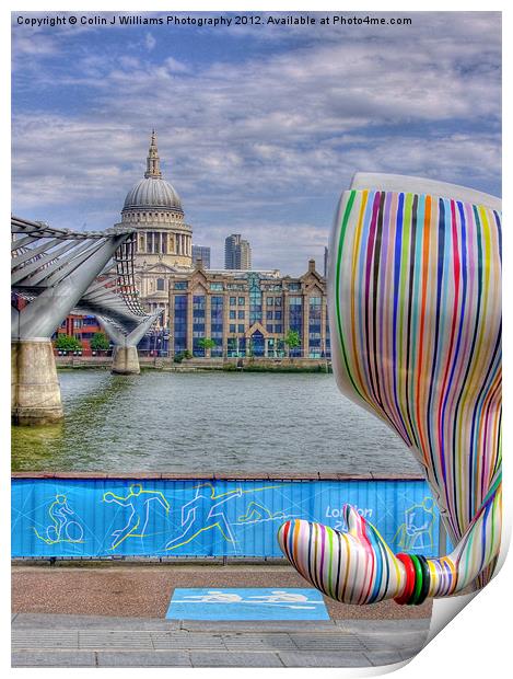 Olympic London 2012  2 Print by Colin Williams Photography