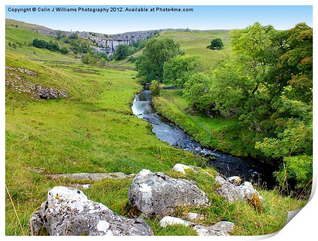 Malham Cove - North Yorkshire Print by Colin Williams Photography