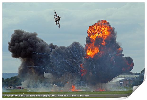 Tornado GR4 Role Demo - Dunsfold 2012 Print by Colin Williams Photography