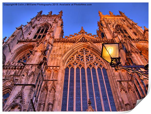York Minster Print by Colin Williams Photography