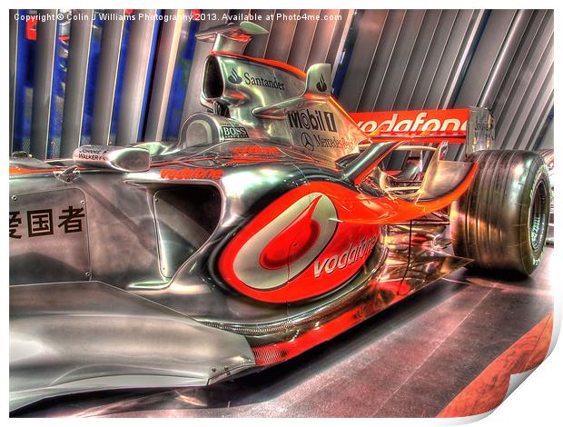 One Careful Owner ! - Lewis Hamilton Print by Colin Williams Photography