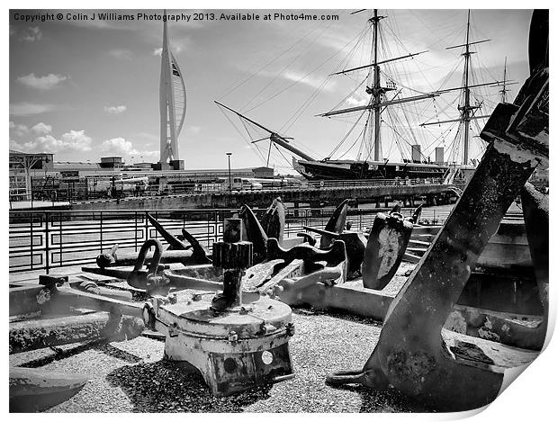 Anchors Away Print by Colin Williams Photography