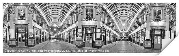 Leadenhall Market Panorama Print by Colin Williams Photography