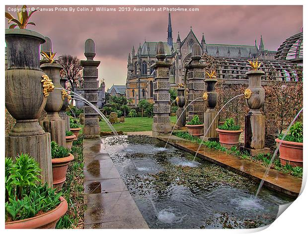 The Collector Earls Garden Arundel Castle 1 Print by Colin Williams Photography