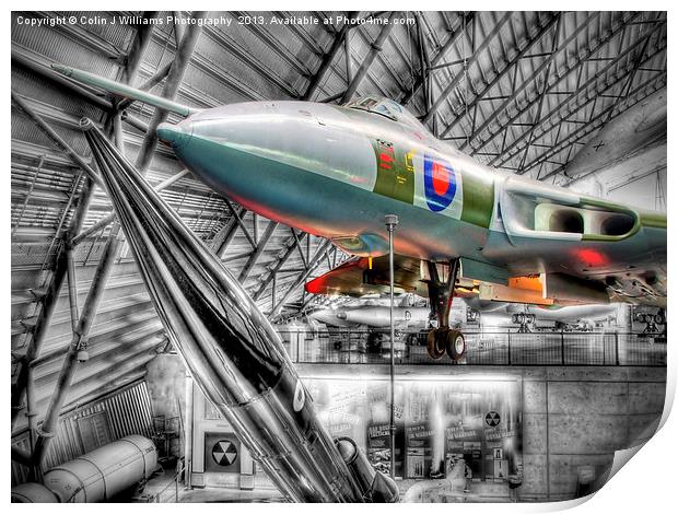Avro Vulcan B2 Print by Colin Williams Photography