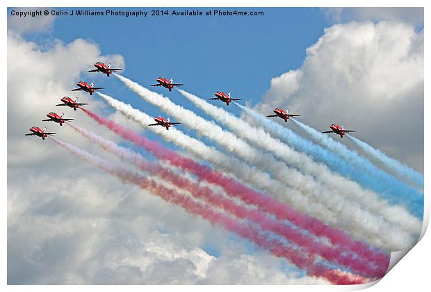  10 Arrow Battle formation  Print by Colin Williams Photography