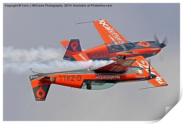  Blades 3 and 4 - Dunsfold 2014 Print by Colin Williams Photography