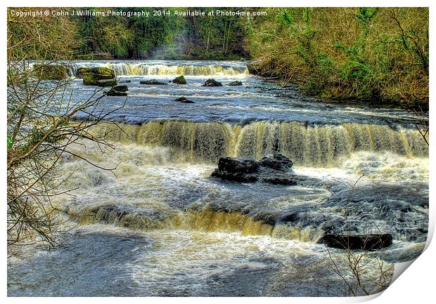  Upper Falls Aysgarth 2 - Yorkshire Dales Print by Colin Williams Photography