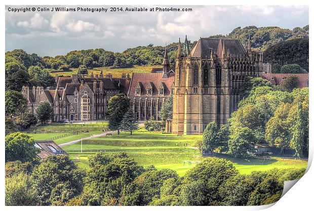  Lancing College Chapel Shoreham West Sussex Print by Colin Williams Photography