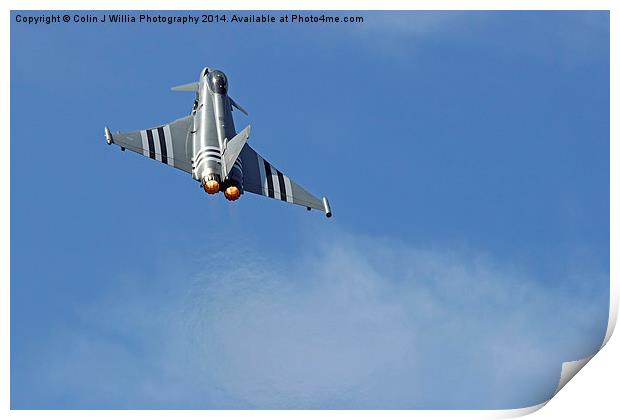  Eurofighter Typhoon - Into The Sky  Print by Colin Williams Photography