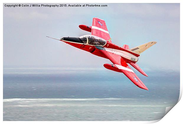  The Red Gnat Display Team Print by Colin Williams Photography