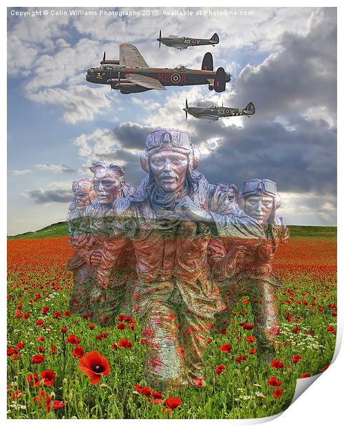  We Remember Them Print by Colin Williams Photography