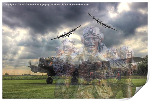  The Ghosts Of East Kirkby Print by Colin Williams Photography