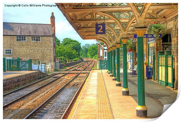  The Station  Knaresborough  Yorkshire Print by Colin Williams Photography