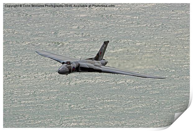  Vulcan XH558 from Beachy Head 6 Print by Colin Williams Photography