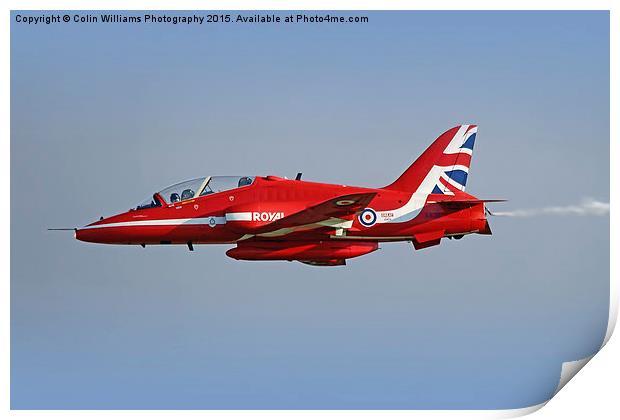   The Red Arrows Duxford 3 Print by Colin Williams Photography