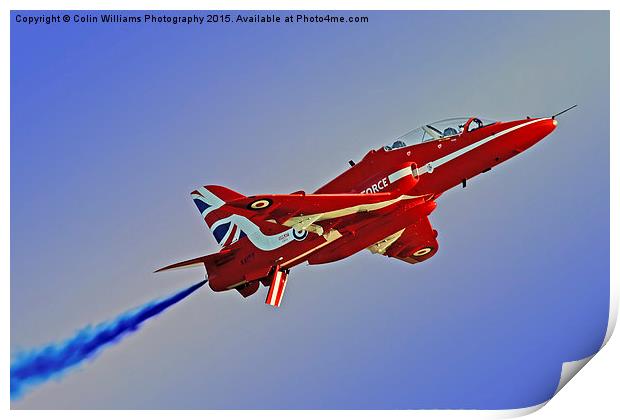    The Red Arrows Duxford 4 Print by Colin Williams Photography