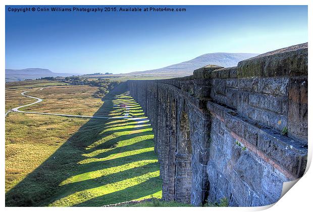  The Ribblehead Viaduct 5 Print by Colin Williams Photography