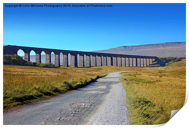  The Ribblehead Viaduct 6 Print by Colin Williams Photography