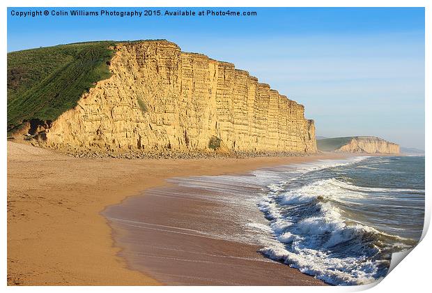  West Bay Dorset  Broadchurch 1 Print by Colin Williams Photography