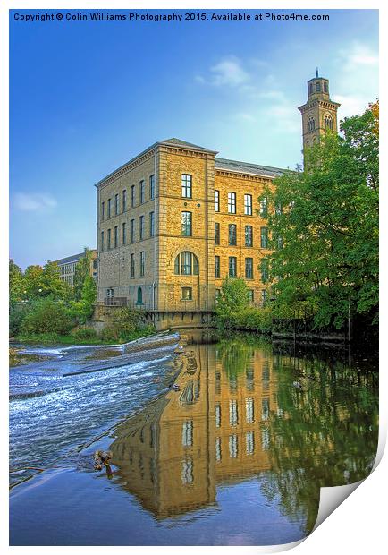  Salts Mill 2 Print by Colin Williams Photography