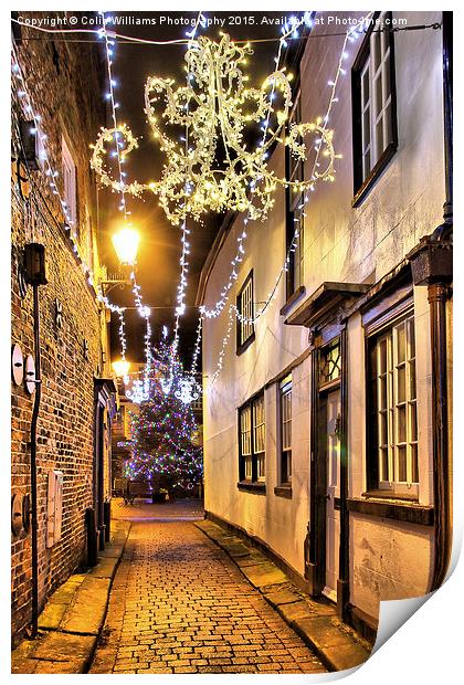  Christmas in Knaresborough 1 Print by Colin Williams Photography