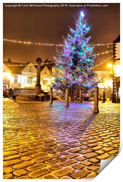  Christmas in Knaresborough 3 Print by Colin Williams Photography