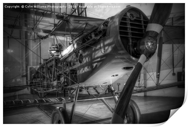 Restoring a Biplane Print by Colin Williams Photography