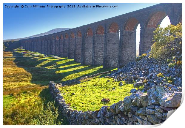 The Ribblehead Viaduct 7 Print by Colin Williams Photography