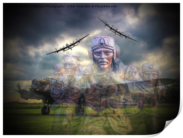 The 3 Lancasters  Print by Colin Williams Photography