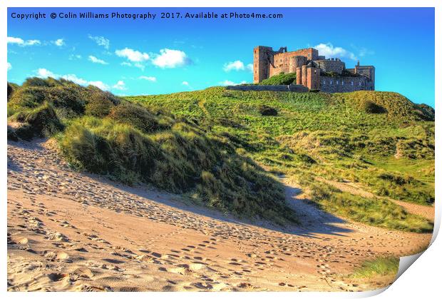 Bamburgh Castle 2 Print by Colin Williams Photography