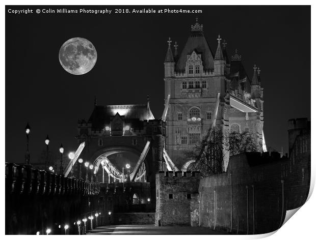 The Iconic Tower Bridge Print by Colin Williams Photography