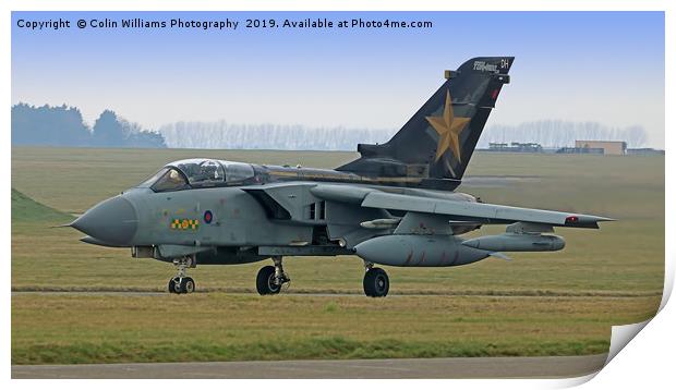 The Tornado Retires 2 Print by Colin Williams Photography