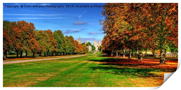 Windsor Castle Panorama Print by Colin Williams Photography