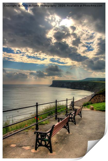 Saltburn Bay Print by Colin Williams Photography