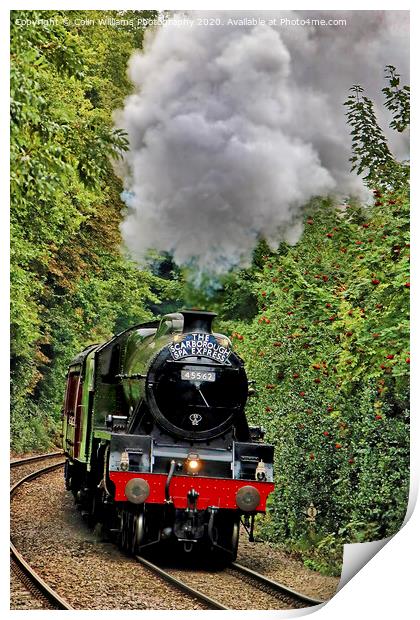  The Scarborough Spa Express 2 Print by Colin Williams Photography