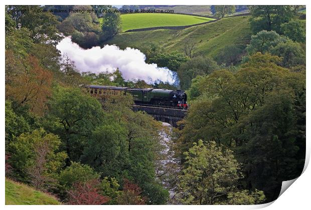 Tornado 60163 crosses the River Ribble Print by Colin Williams Photography