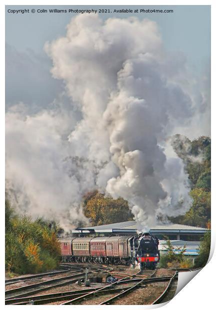  Black 5 Steam Engines LMS Stanier Class 5 4 6 0 Print by Colin Williams Photography
