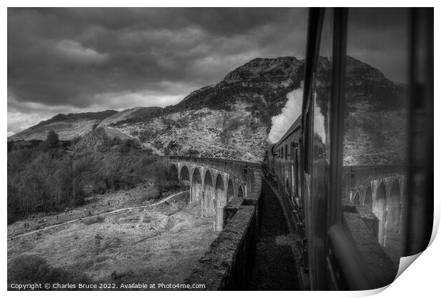 Glenfinnan Crossing Print by Charles Bruce