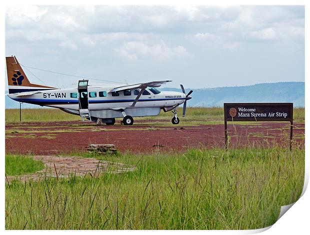 Mara Serena Air Strip Print by Tony Murtagh