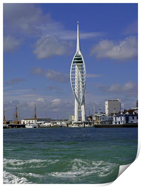 Spinnaker Tower  Print by Tony Murtagh