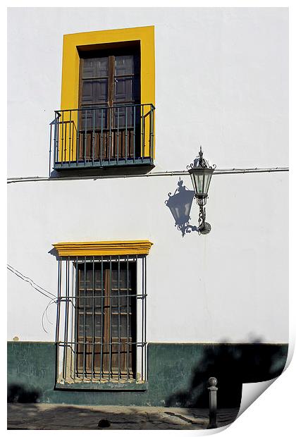  Windows and street light  Print by Tony Murtagh