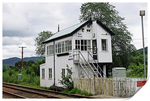 Blair Atholl Signal Box  Print by Tony Murtagh